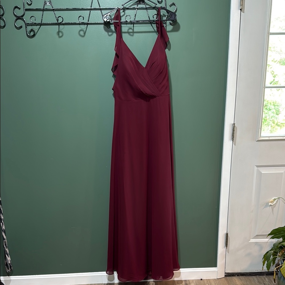 JJs House Deep Red Maxi Dress